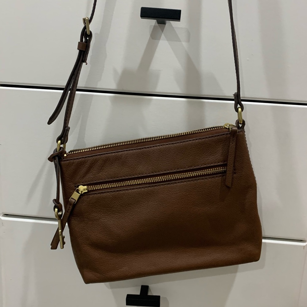 Fossil Brown Crossbody Purse